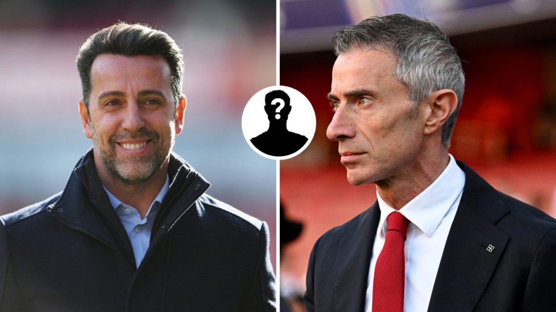 Edu Gaspar, Sporting Director of Arsenal looks on prior to the Barclays Women's Super League match between Arsenal FC and Tottenham Hotspur (L), An...