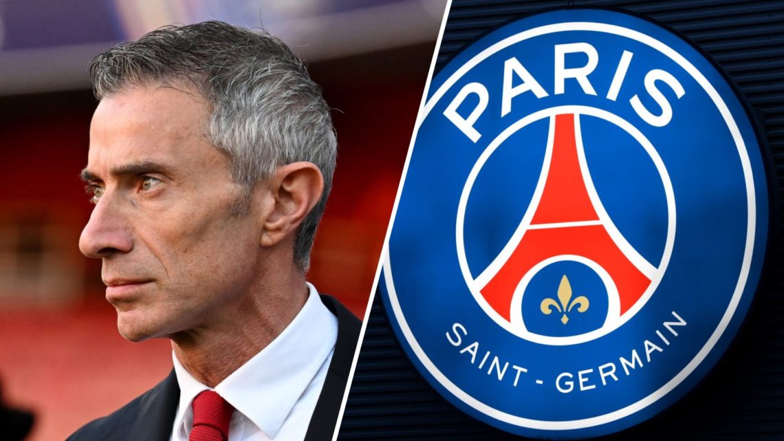 Split image of (L) Andrea Berta, Sporting Director of Arsenal, prior to the UEFA Champions League 2024/25 Semi Final and (R) A detailed view of the...