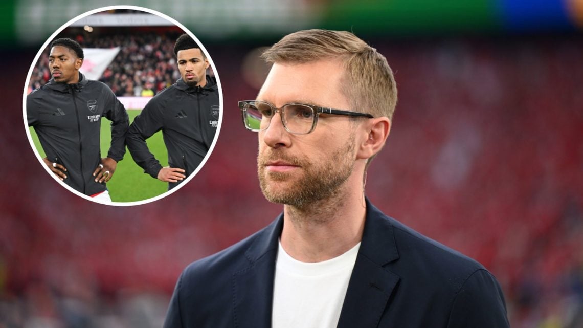 Former player Per Mertesacker looks on prior to the UEFA EURO 2024 round of 16 match between Germany and Denmark at Football Stadium Dortmund, with...