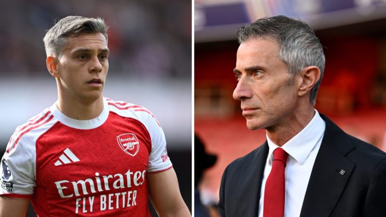 Leandro Trossard of Arsenal during the Premier League match between Arsenal FC and Newcastle United FC at Emirates Stadium (L), Andrea Berta, Sport...
