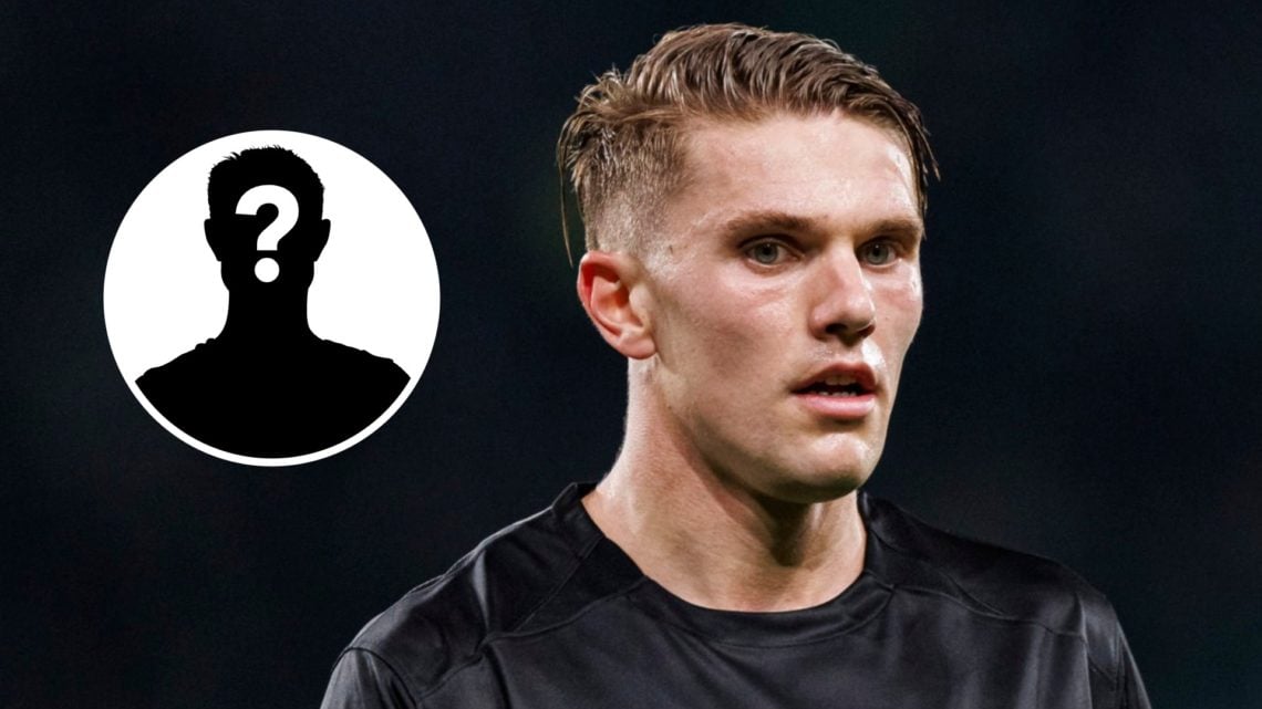 Viktor Gyokeres during the Liga Portugal Betclic match between Sporting CP and Gil Vicente, inset, mystery icon.