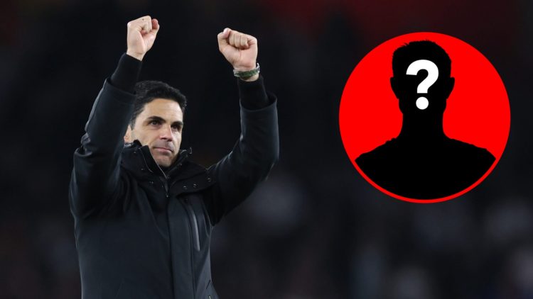 Mikel Arteta celebrates during an Arsenal match