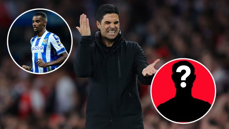 Image of Mikel Arteta, Manager of Arsenal reacts during the UEFA Champions League 2024/25 Semi Final First Leg match between Arsenal FC and Paris S...