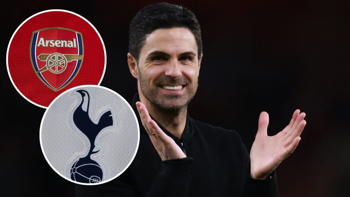 Image of Mikel Arteta, Head Coach of Arsenal celebrates after the Premier League match between Arsenal FC and Chelsea, insets of A detailed view of...