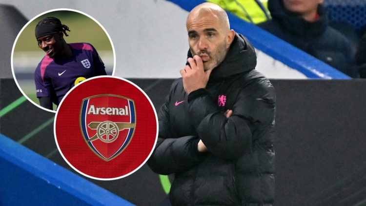 Image of Chelsea's Italian head coach Enzo Maresca reacts during the UEFA Europa Conference League, League Stage football match between Chelsea and...
