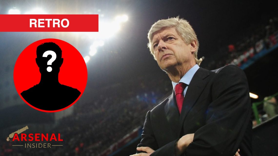Arsene Wenger during the UEFA Champions League round of 16 first leg match between AC Milan and Arsenal, inset, mystery icon.