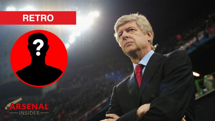 Arsene Wenger during the UEFA Champions League round of 16 first leg match between AC Milan and Arsenal, inset, mystery icon.