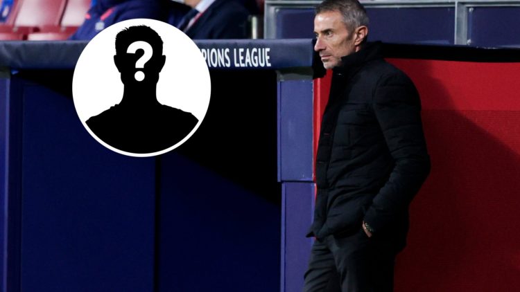 Sport Director Andrea Berta of Atletico Madrid during the UEFA Champions League match between Atletico Madrid v Manchester City at the Estadio Wand...