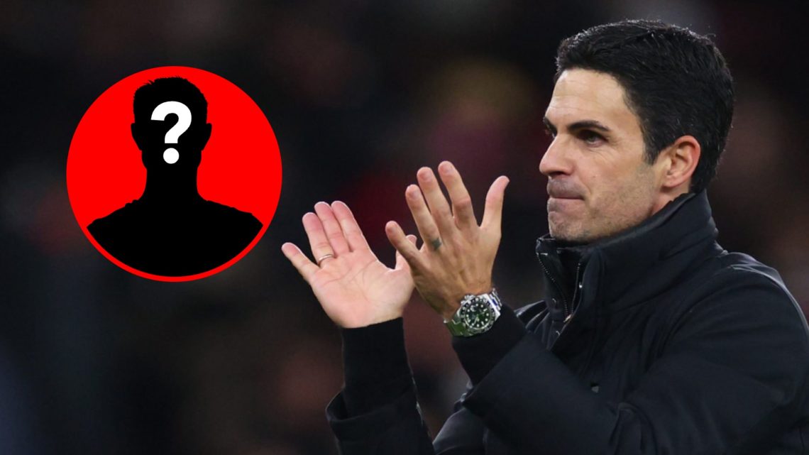Mikel Arteta after the UEFA Champions League 2024/25 match between Arsenal and Paris Saint-Germain, inset, mystery icon.