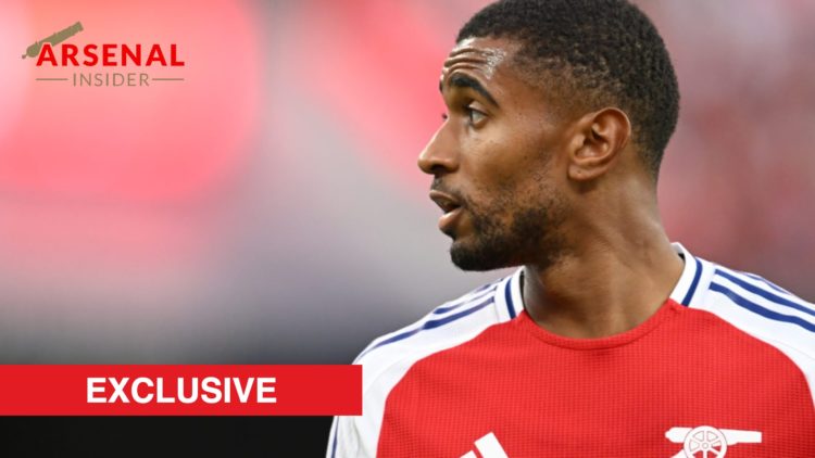 Reiss Nelson during the pre-season friendly between Arsenal and Manchester United