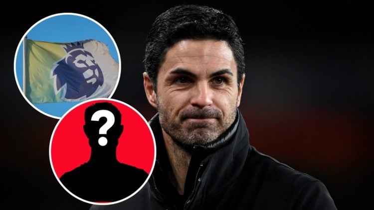 Image of Mikel Arteta, Manager of Arsenal, looks on prior to the UEFA Champions League 2024/25 League Phase MD7 match between Arsenal FC and GNK Di...