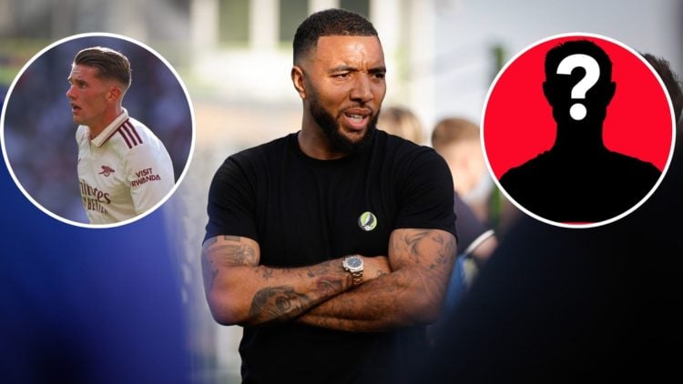 Image of Troy Deeney the player coach of Forest Green Rovers during the EFL Trophy match between Forest Green Rovers and Shrewsbury Town, insets of...
