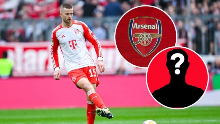 Image of Eric Dier of FC Bayern München controls the ball during the Bundesliga match between FC Bayern München and 1. FSV Mainz, insets A detailed...