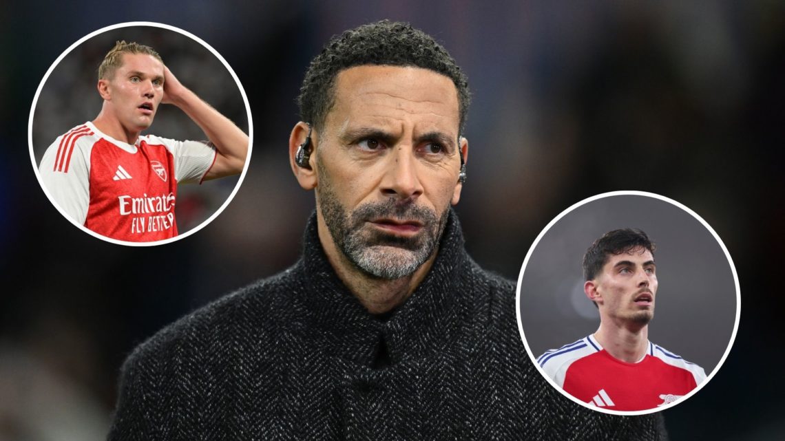 Image of Rio Ferdinand during the UEFA Champions League 2024/25 UEFA Champions League 2024/25 Round of 16 Second Leg match between Aston Villa FC a...
