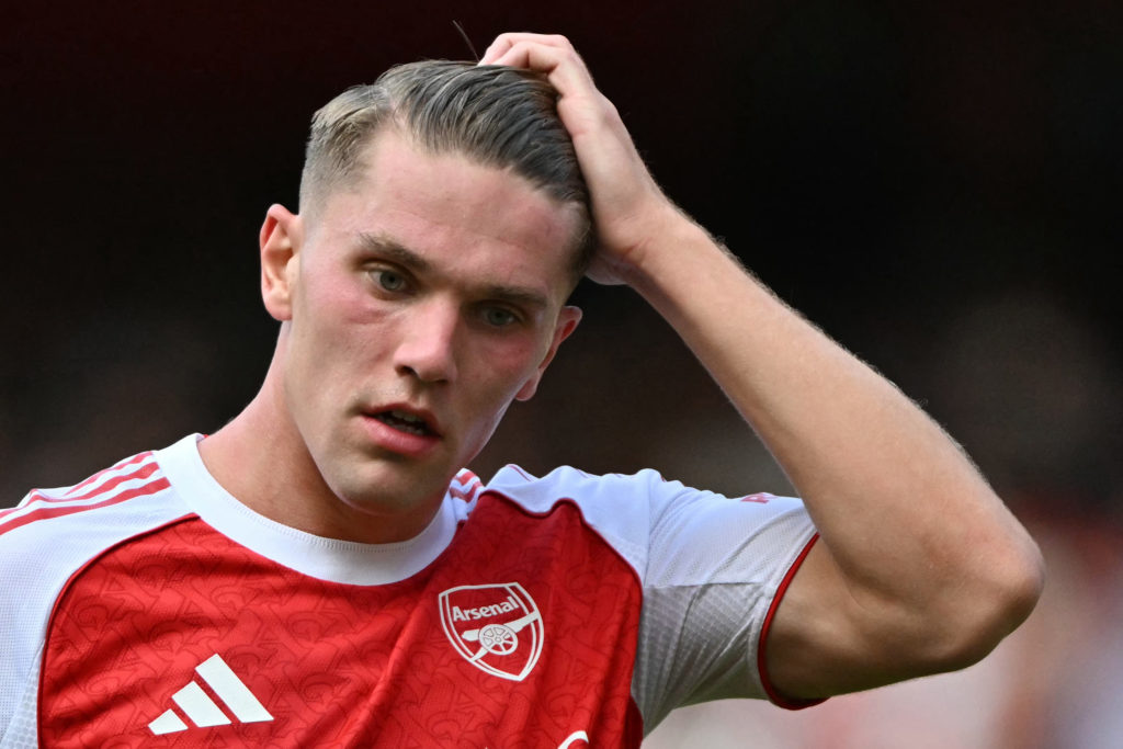 Viktor Gyokeres in action during Arsenal v Villarreal in the pre-season friendly clash.