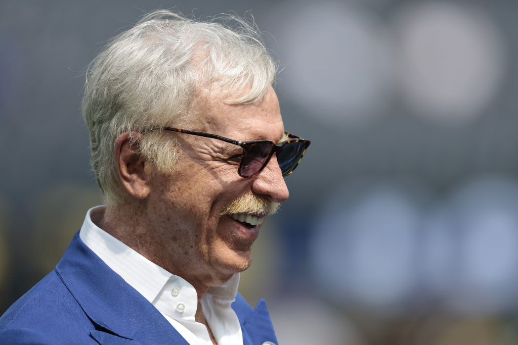 Stan Kroenke looks on during Dallas Cowboys v Los Angeles Rams