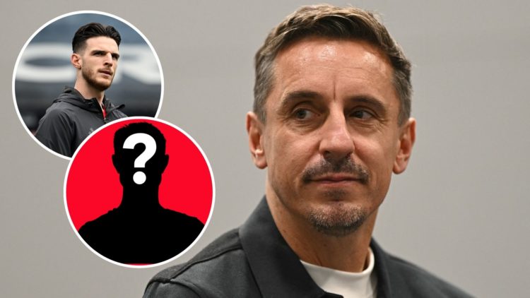 Image of Gary Neville prepares to take part in an English Football League panel fringe event on the second day of the annual Labour Party conferenc...