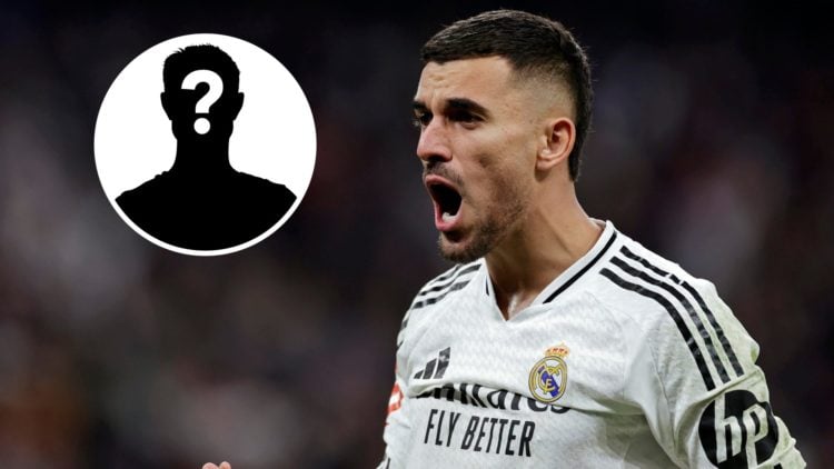 Dani Ceballos of Real Madrid celebrating 1-1 during the LaLiga EA Sports match between Real Madrid v Atletico Madrid at the Estadio Santiago Bernab...