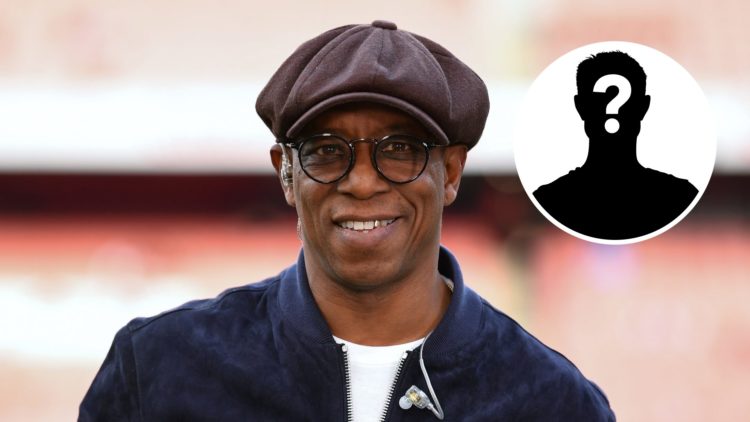 Ian Wright, former Arsenal player works pitchside for Sky Sports TV prior to the Barclays Women's Super League match between Arsenal FC and Liverpo...