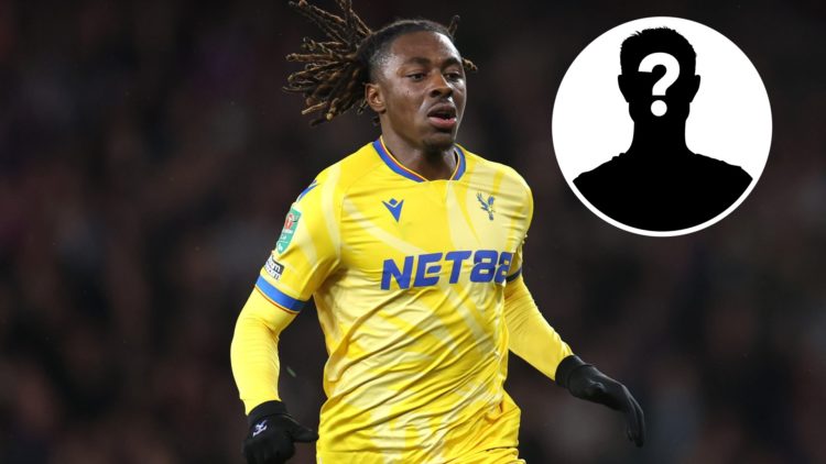 Eberechi Eze of Crystal Palace during the Carabao Cup Quarter Final match between Arsenal and Crystal Palace at Emirates Stadium, with mystery play...