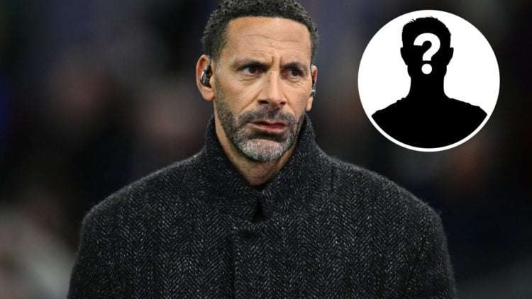Former footballer Rio Ferdinand during the UEFA Champions League 2024/25 UEFA Champions League 2024/25 Round of 16 Second Leg match between Aston V...