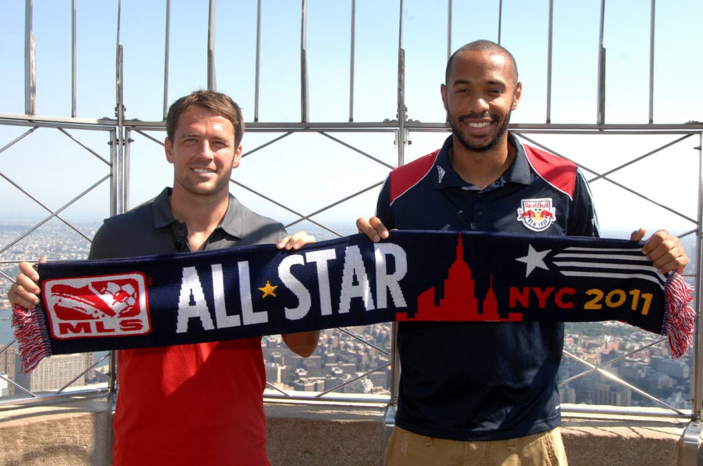 Thierry Henry And Michael Owen Visit The Empire State Building