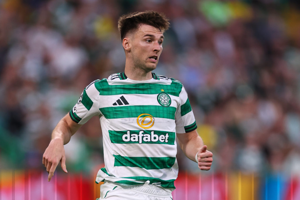 Kieran Tierney in action for Celtic FC