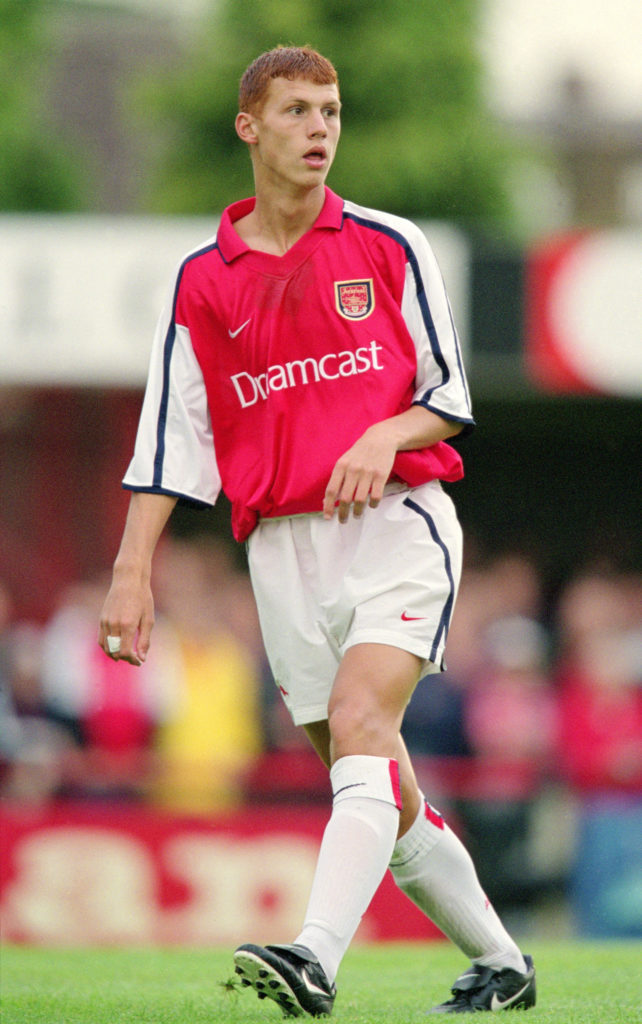 Steven Sidwell in action for Arsenal during pre-season
