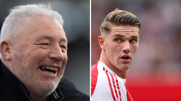 Split image of Ally McCoist looks on before West Ham United v Manchester United, Viktor Gyokeres in action during Arsenal v Leeds United