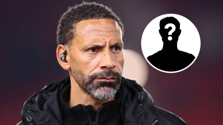 Rio Ferdinand working as pundit for TNT Sports during the Premier League match between Nottingham Forest FC and Liverpool FC, with mystery player i...