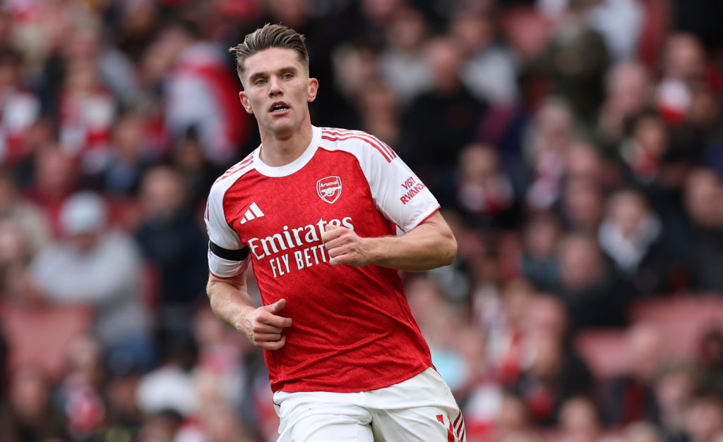 Viktor Gyokeres in action for Arsenal against West Ham United