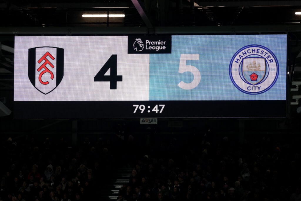 Fulham v Manchester City - Premier League