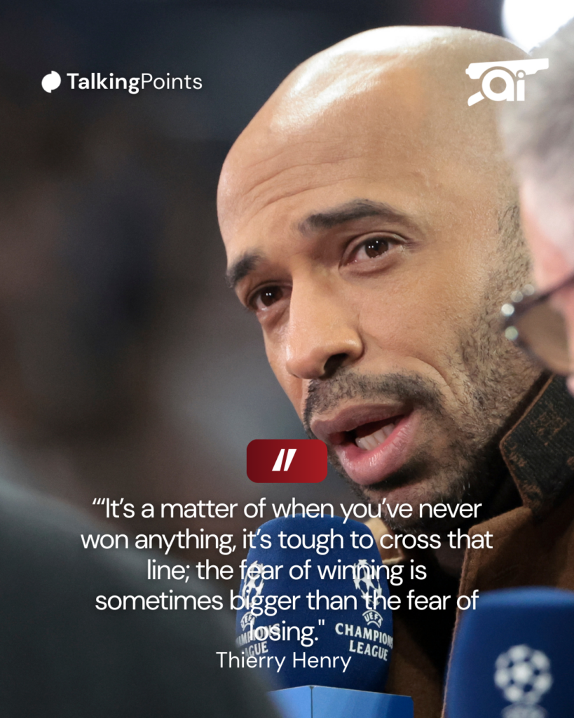 Thierry Henry on Arsenal's reaction to Aston Villa defeat.
