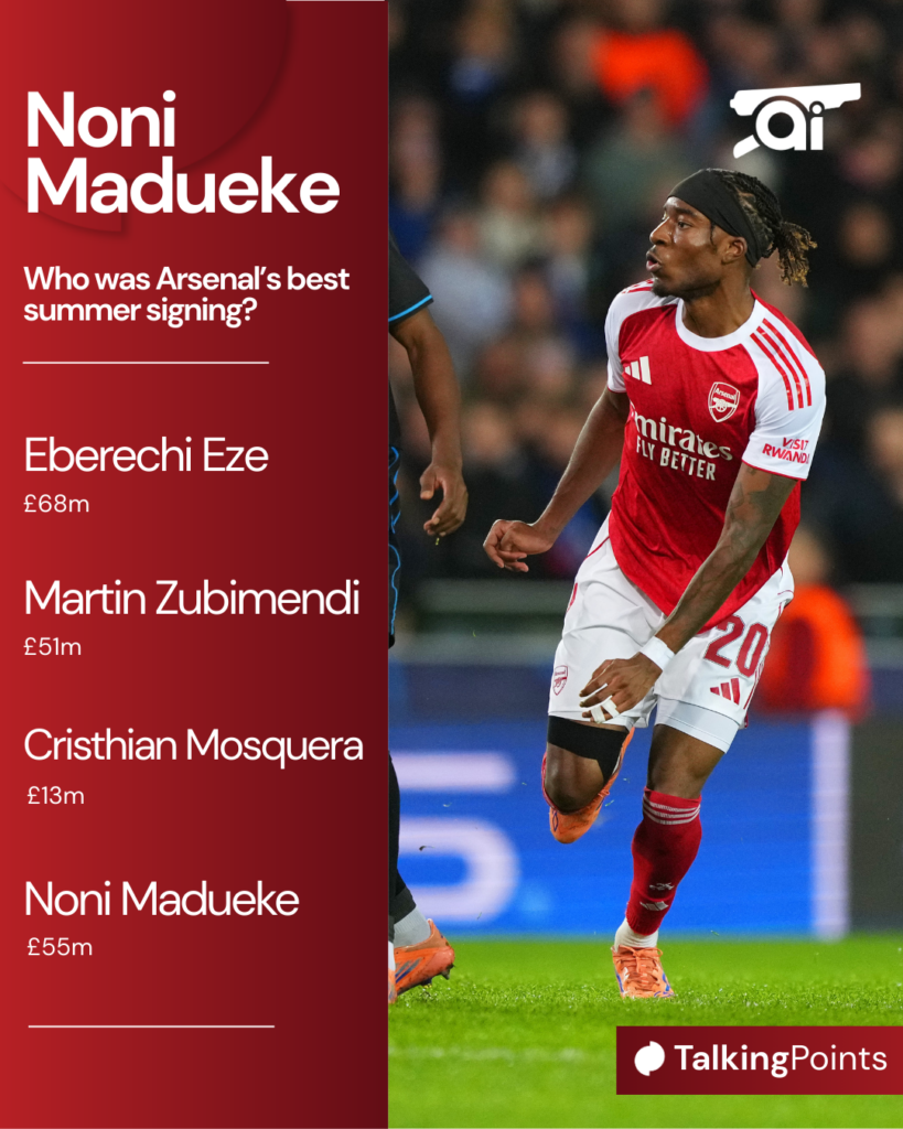 Was Noni Madueke Arsenal's best summer signing?