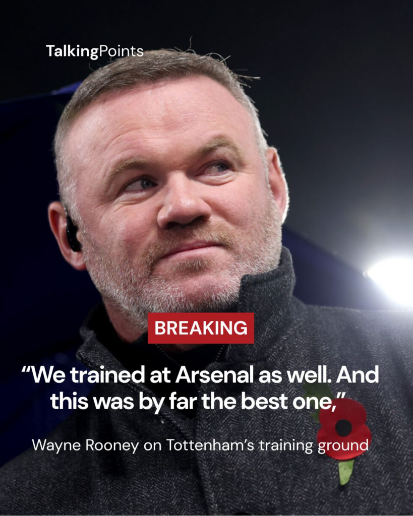 Wayne Rooney Tottenham infographic