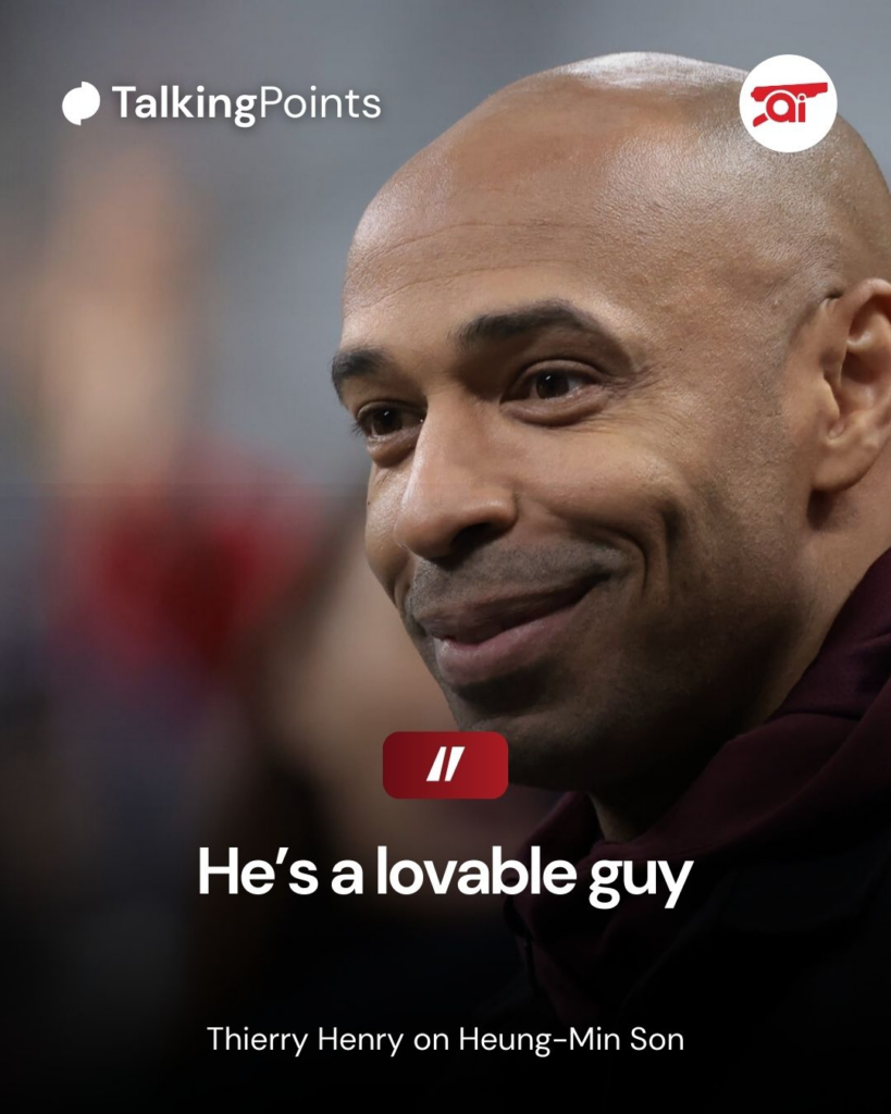 Thierry Henry on Heung-Min Son