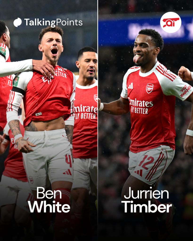 Ben White vs Jurrien Timber.