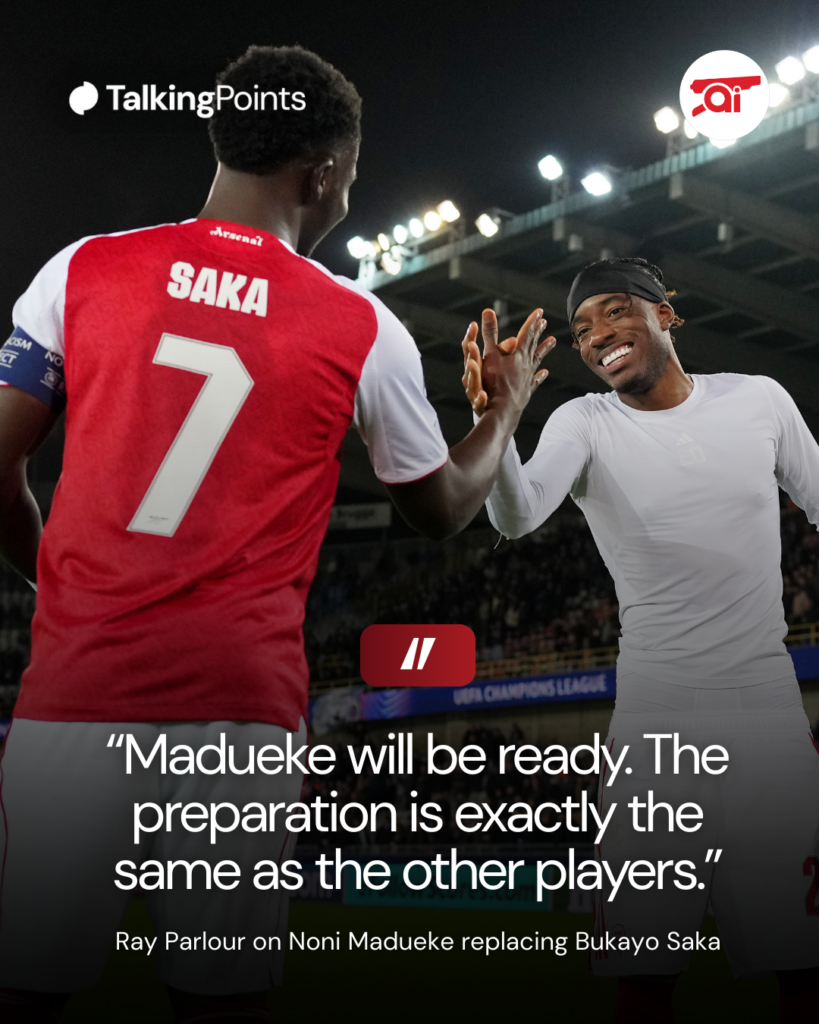 Bukayo Saka Noni Madueke Ray Parlour