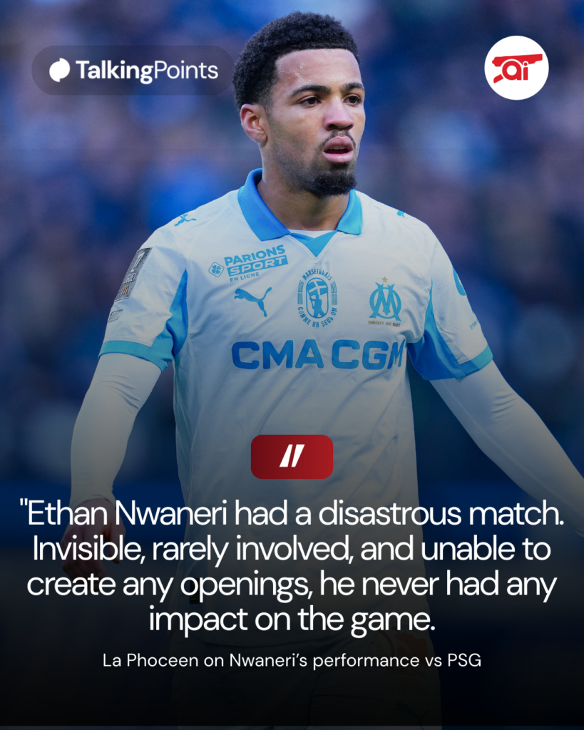 French media slam Ethan Nwaneri vs PSG