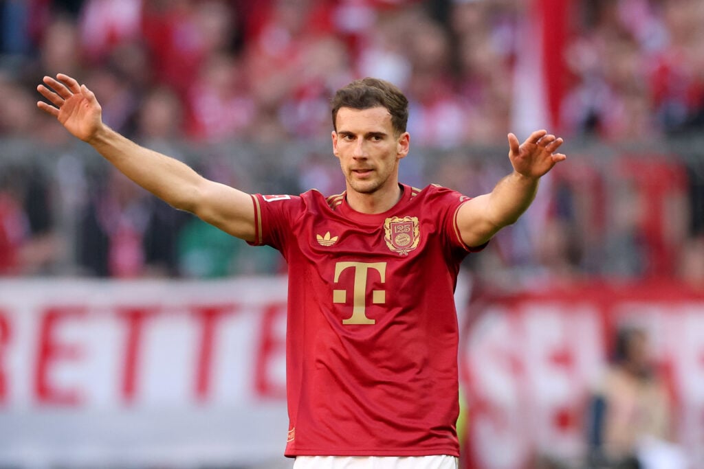 Leon Goretzka in action for Bayern Munich