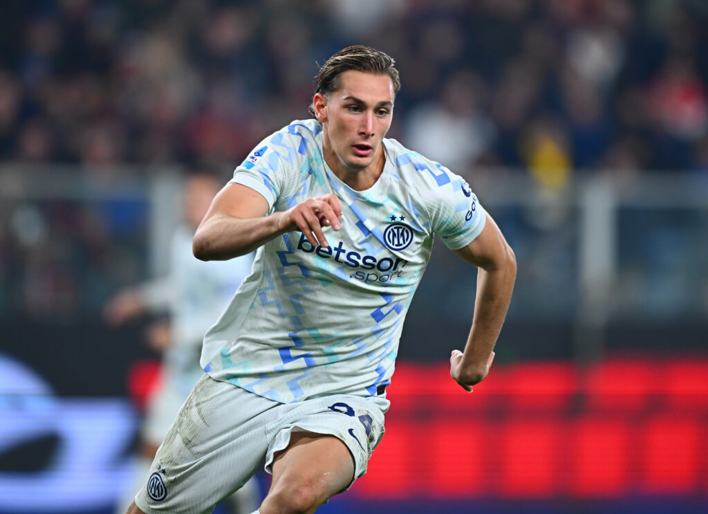Pio Esposito in action for Inter Milan