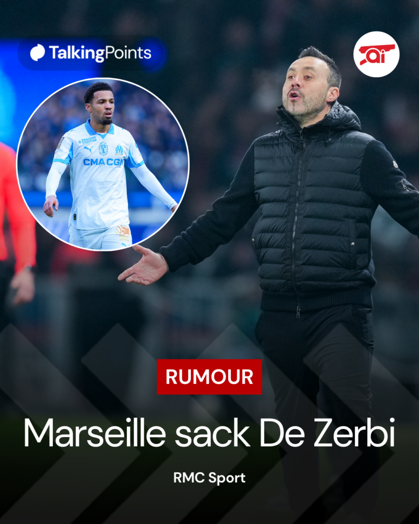 Roberto De Zerbi sacked