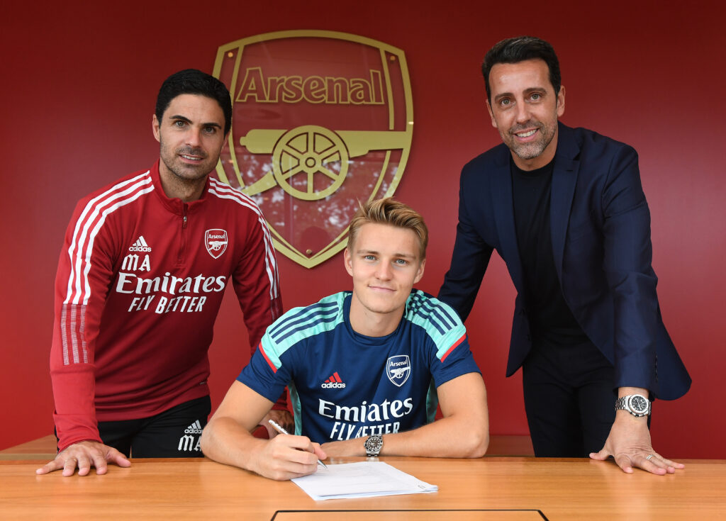 Arsenal Unveil New Signing Martin Odegaard