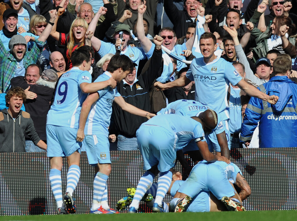 Manchester City's Argentinian striker Se