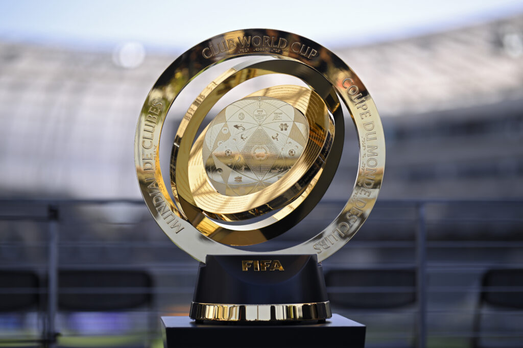 The FIFA Club World Cup trophy.