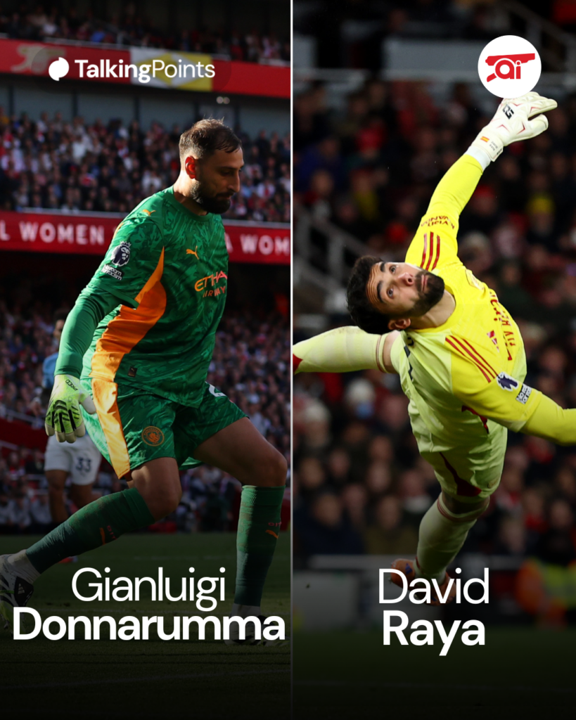 Raya vs Donnarumma