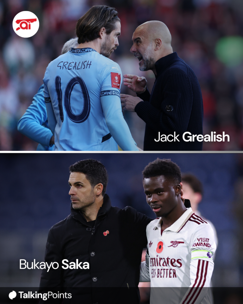 Saka and Grealish