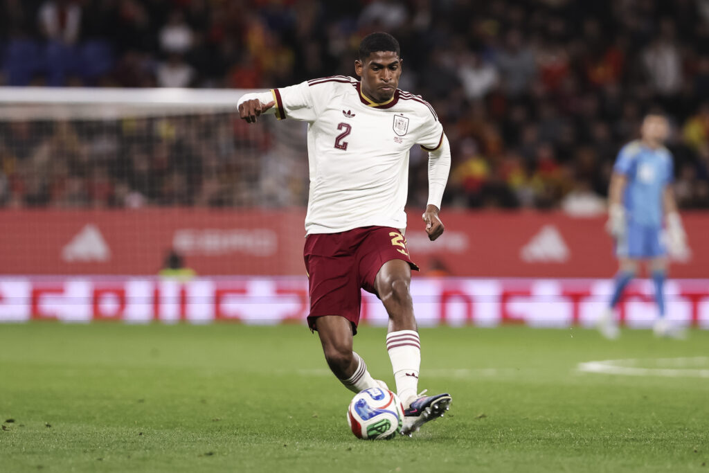 Cristhian Mosquera in action for Spain