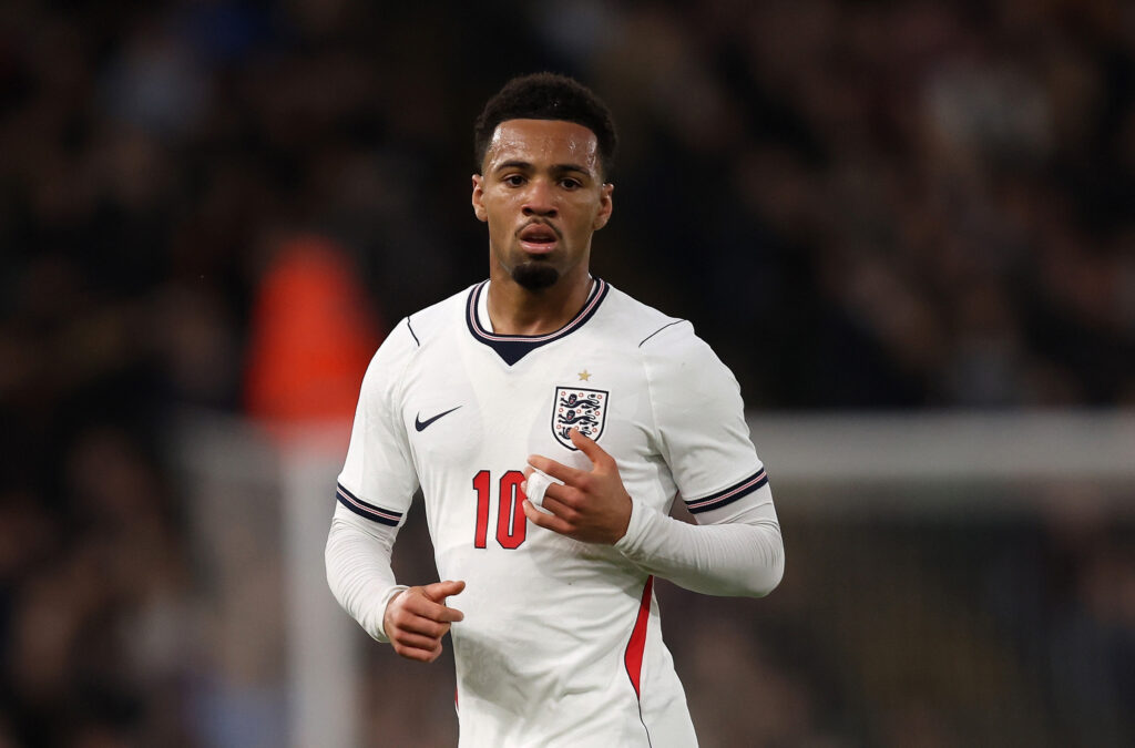 England under-21 international Ethan Nwaneri.