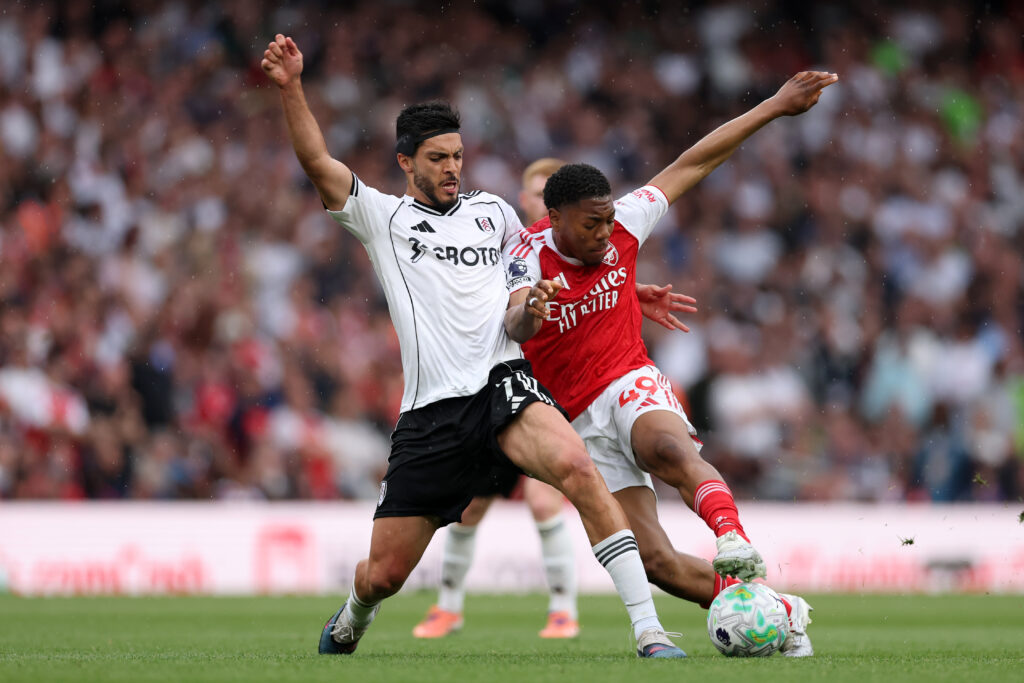 Arsenal star Myles Lewis-Skelly.